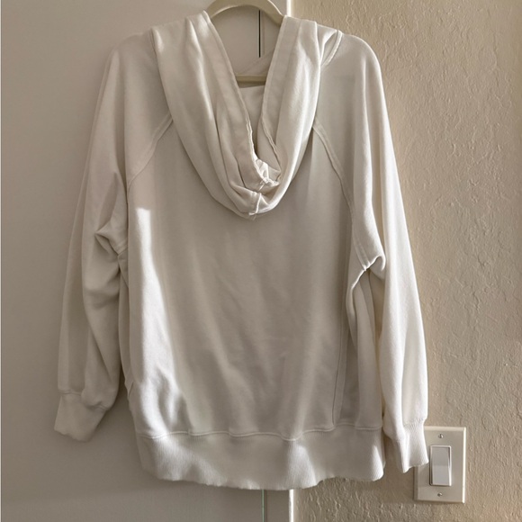 American Eagle Outfitters White Lived-In Hoodie - Picture 2 of 3